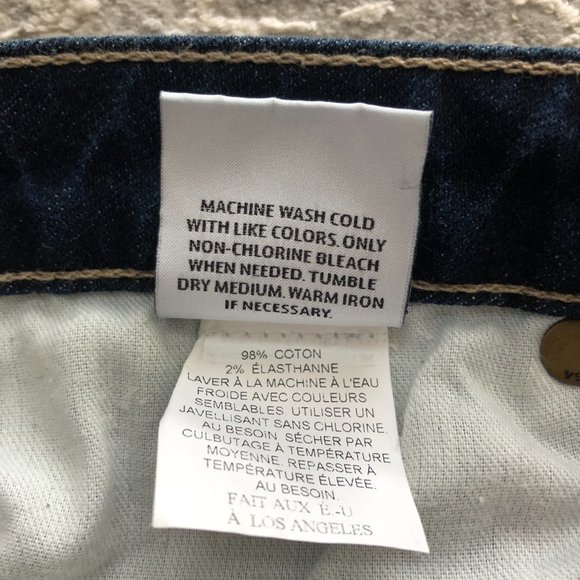 Hudson Midrise Carly Straight Leg 8 3/4 Front Rise - Size 30 Denim Jeans - Picture 6 of 8